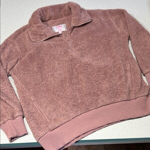 3/$20 Plush Pink Teddy Pullover